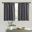 Thumbnail principal de RYB HOME Short Curtains Gray 42x36 in set of 2 🪟