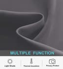 Thumbnail 5 de RYB HOME Short Curtains Gray 42x36 in set of 2 🪟