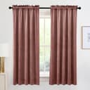 Thumbnail principal de RYB HOME Velvet Curtains 63in Rod-Pocket Window Drapes 🪟