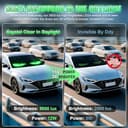 Thumbnail 3 de Sachie 5800 Lux Devil Eyes LED Light Strips 23.6" 🚗