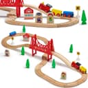 Thumbnail principal de SainSmart Jr. Wooden Train Set for Toddlers 🚂