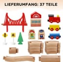 Thumbnail 2 de SainSmart Jr. Wooden Train Set for Toddlers 🚂