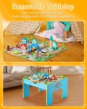 Thumbnail 1 de SainSmart Jr. Wooden Train Table 2-in-1 playset 🚂