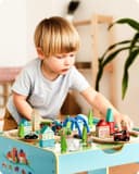 Thumbnail 5 de SainSmart Jr. Wooden Train Table 2-in-1 playset 🚂