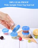 Thumbnail 3 de Salad Dressing Containers 2 oz, Reusable Leak-Proof 🥫