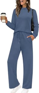 Thumbnail principal de Sampeel Two Piece Set Mock Neck Loungewear XS-2XL 👗