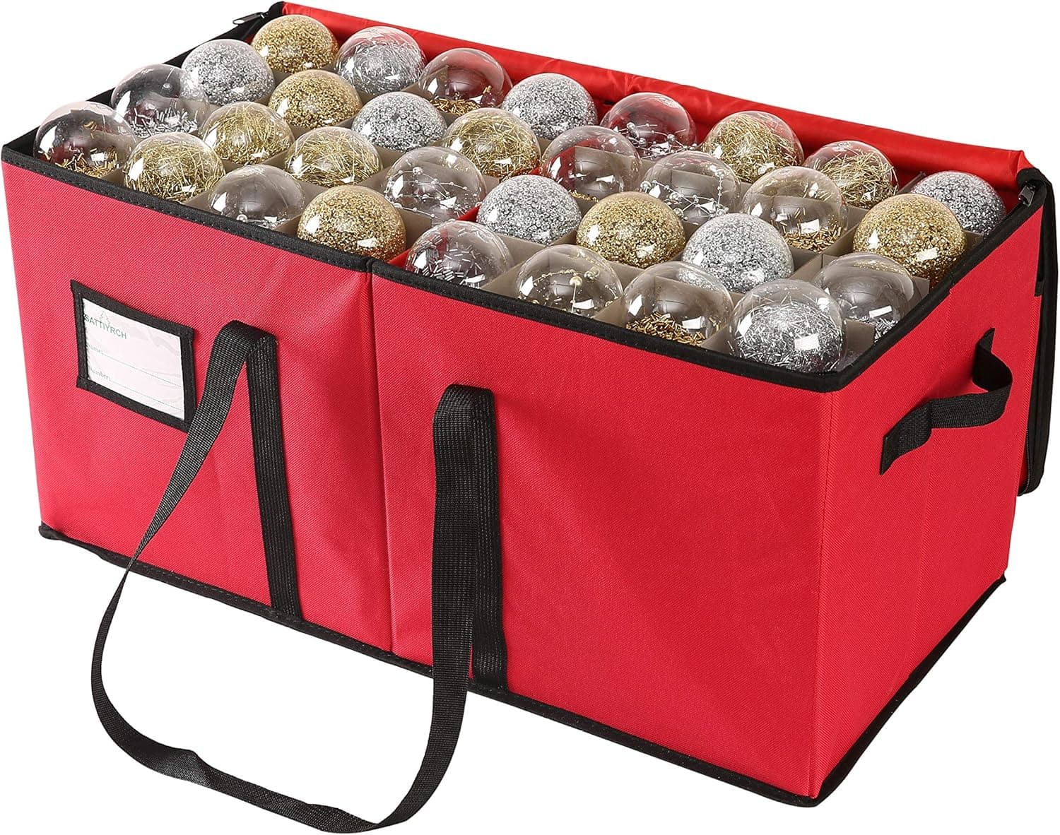 Sattiyrch Christmas Ornament Storage Box with 128 Slots 🎄