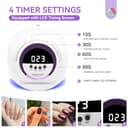 Thumbnail 1 de SAVILAND 300W UV LED Nail Lamp — 4 Timers 💅