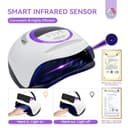 Thumbnail 3 de SAVILAND 300W UV LED Nail Lamp — 4 Timers 💅