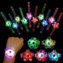 Thumbnail principal de SCIONE 24 Pack LED Fidget Spinner Bracelets 🎁