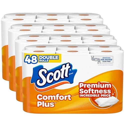 Scott ComfortPlus 48 double rolls toilet paper 🧻