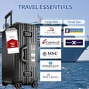 Thumbnail 2 de SEAVILIA 6 Pack Luggage Tags for Cruises 🧳