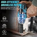 Thumbnail 4 de Seesii WH700 1/2" Impact Wrench — 479 Ft-lbs 🔧