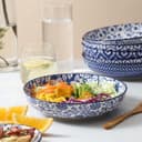 Thumbnail 4 de Selamica 30-Piece Ceramic Dinnerware Set, Vintage Blue 🍽️
