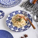 Thumbnail 5 de Selamica 30-Piece Ceramic Dinnerware Set, Vintage Blue 🍽️