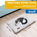 Thumbnail 4 de Self Warming Cat Bed 24 x 18 inch thermal pet mat 🐾