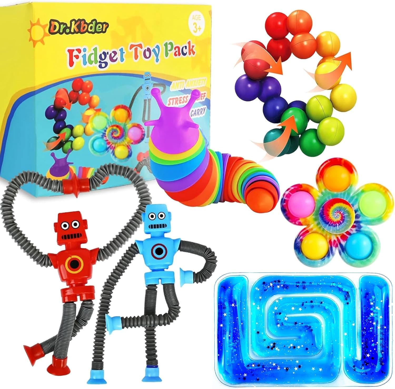 Sensory Autism Fidget Toys 6-Pack 🎒