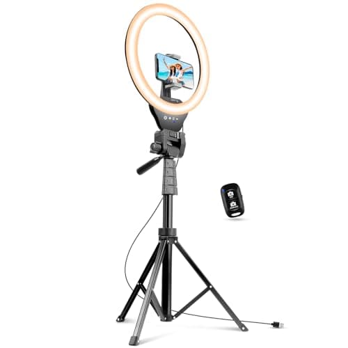 Sensyne 12-inch Ring Light with 67-inch Selfie Stick 📷