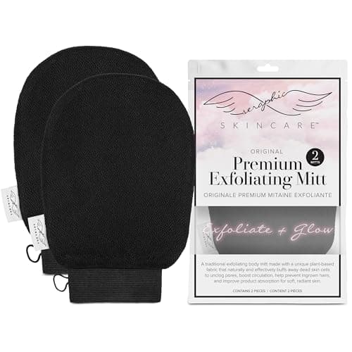 Seraphic Skincare Exfoliating Mitt – 2pc ⚙️