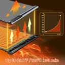 Thumbnail 2 de Silicone Electric Warming Tray 10s, 8 Temps 🍽️