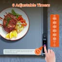 Thumbnail 4 de Silicone Electric Warming Tray 10s, 8 Temps 🍽️