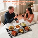 Thumbnail 6 de Silicone Electric Warming Tray 10s, 8 Temps 🍽️