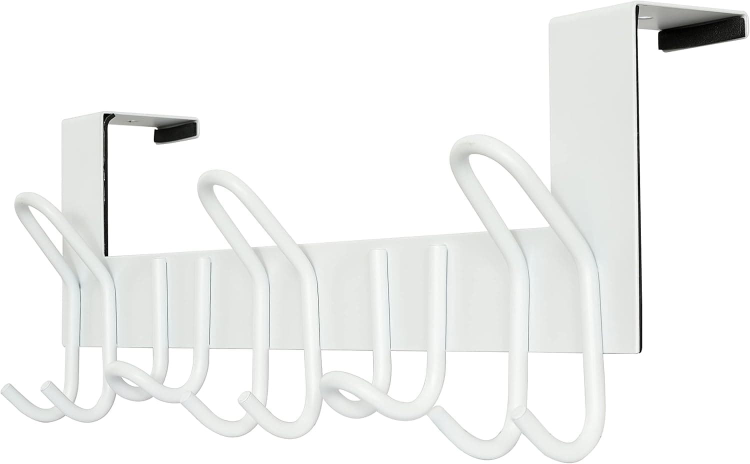 SKOLOO Over-the-Door Hooks for 1-3/4" Doors, 11 Hooks, Pack of 2 🪝