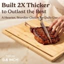 Thumbnail 1 de SMIRLY Bamboo Cutting Board Set with Holder ⌚