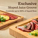 Thumbnail 2 de SMIRLY Bamboo Cutting Board Set with Holder ⌚