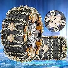 Snow Chains Adjustable Tire Chains for 225–285mm 🚗