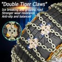 Thumbnail 1 de Snow Chains Adjustable Tire Chains for 225–285mm 🚗