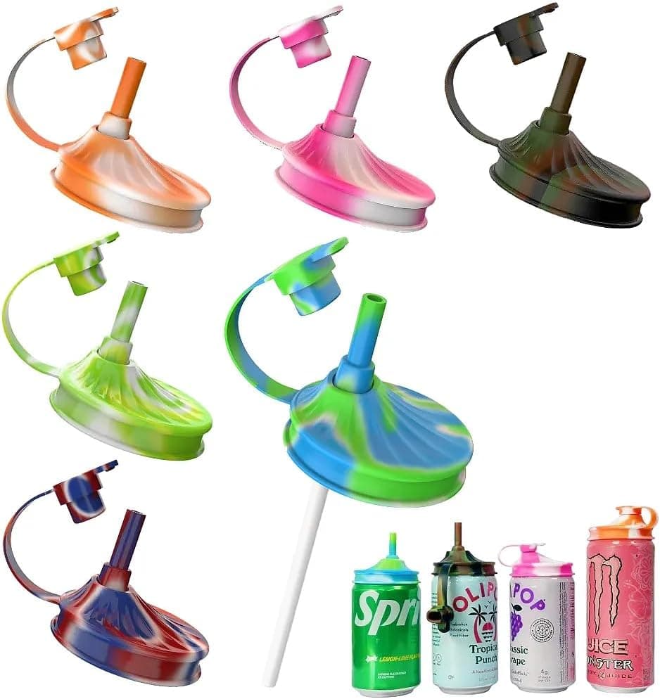 6 Soda Cap Sets with Silicone Lids 📦