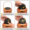 Thumbnail 2 de Solar Hummingbird 7-Color Solar Lanterns Outdoor 🌼