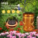 Thumbnail 5 de Solar Hummingbird 7-Color Solar Lanterns Outdoor 🌼