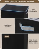 Thumbnail 6 de SOLEDI Double Laundry Hamper with Lid 🧺