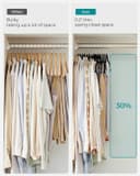 Thumbnail 3 de SONGMICS 30-Pack Velvet Pants Hangers for Slacks 📦