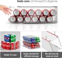 Thumbnail 3 de Sorbus Soda Can Organizer 12-can stackable 🧊
