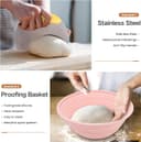 Thumbnail 4 de Sourdough Bread Starter Kit 9" proofing basket 🍞