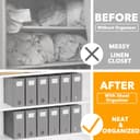 Thumbnail 1 de SpaceAid 12-Pack Bed Sheet Organizers 📦