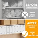 Thumbnail 1 de SpaceAid 8 Pack Bed Sheet Organizer for Queen & King 🧺