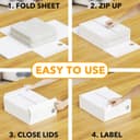Thumbnail 2 de SpaceAid 8 Pack Bed Sheet Organizer for Queen & King 🧺