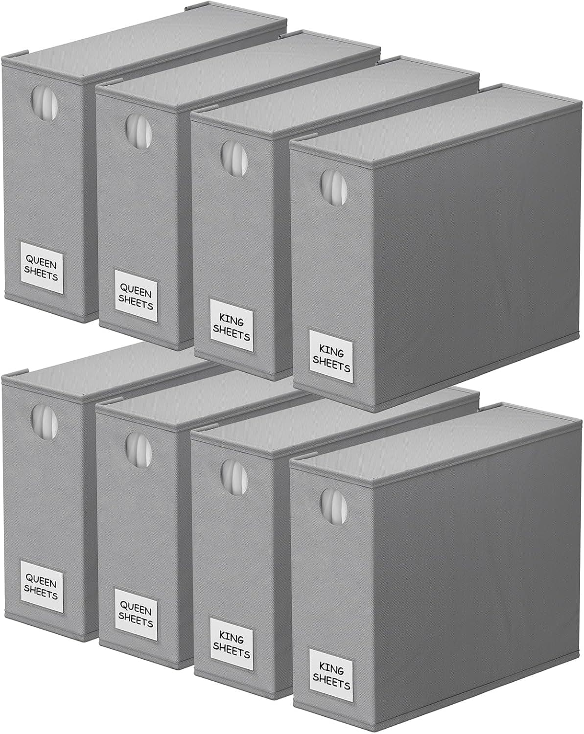 SpaceAid 8 Pack Sheet Organizer for Linens 🧺