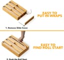Thumbnail 3 de SpaceAid WrapNeat 3-in-1 Wrap Organizer 12″ dispenser 🍽️