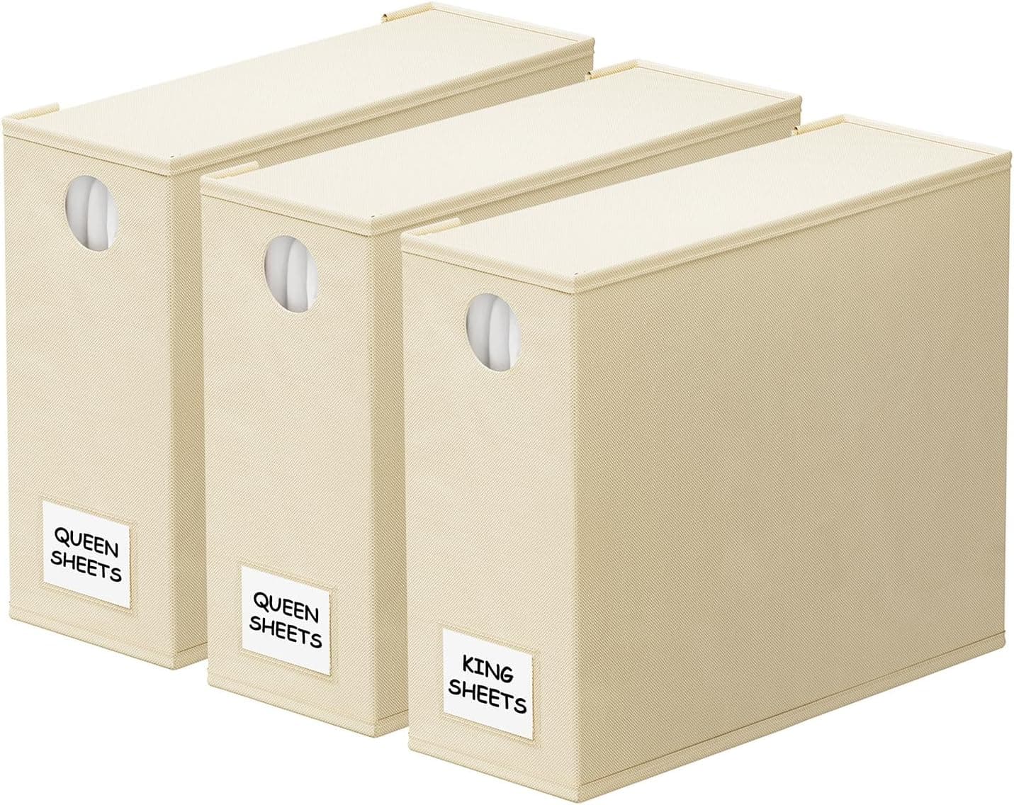 SpaceAid XL Bed Sheet Organizer 3-Pack 🧺