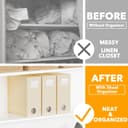 Thumbnail 1 de SpaceAid XL Bed Sheet Organizer 3-Pack 🧺