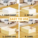 Thumbnail 2 de SpaceAid XL Bed Sheet Organizer 3-Pack 🧺