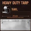 Thumbnail 6 de SpacEver 10x10 FT Tarp Waterproof 16 Mil Tarps 📦
