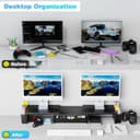 Thumbnail 2 de Spacrea Dual Monitor Stand Riser with Drawer 🖥️