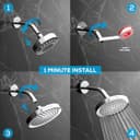 Thumbnail 2 de SparkPod Shower Head 6-inch Rain High Pressure 🚿