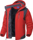 Thumbnail principal de SPOSULEI Mens Skiing Jacket Waterproof Fleece Liner 🎿